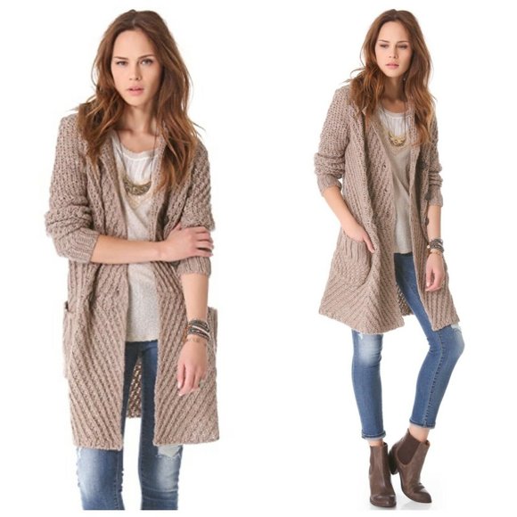 Free People Sweaters - Free People - Chunky Knit Cardigan